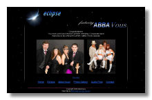 Music band website design