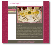 Wedding website design